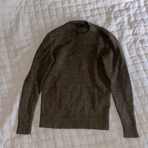 APC Olive Wool Melange Sweater